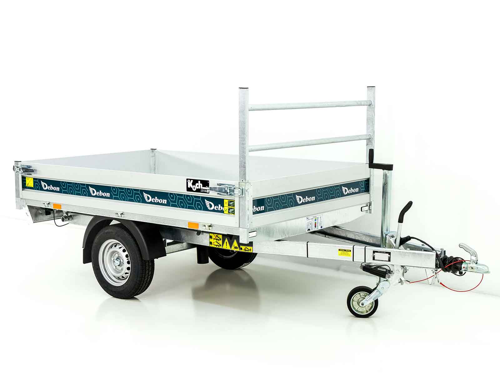 12-ruckw-4.jpg Debon Heckkipper 150x250cm 1,5t | E-Pumpe - Neu – Bild 1