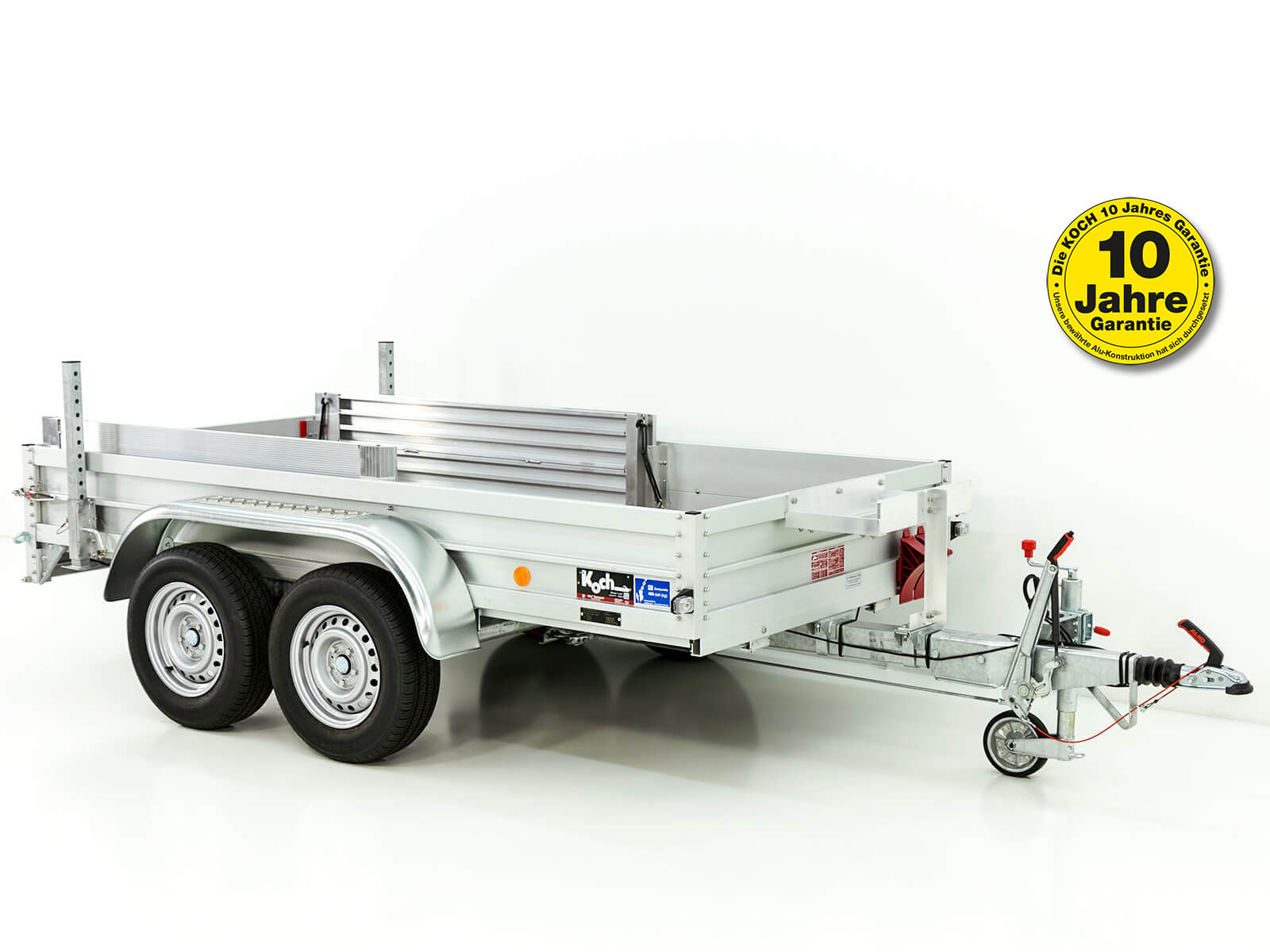 Tandemanhänger Bagger 150x300cm 2600kg | Typ 7.26 | Aluboden - Neu