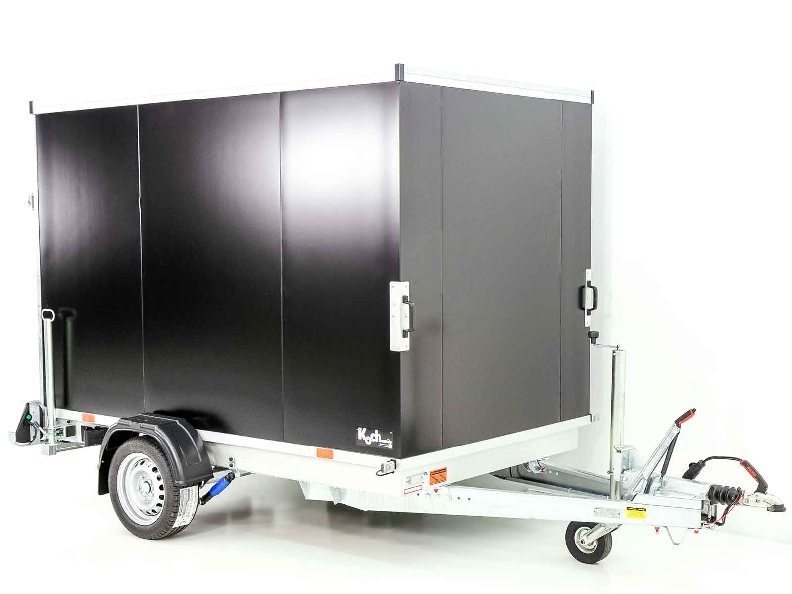 17-koch-10.jpg Vezeko Kofferanhänger 152x255cm Höhe:160cm 1,3t | Schwarz - Neu – Bild 1