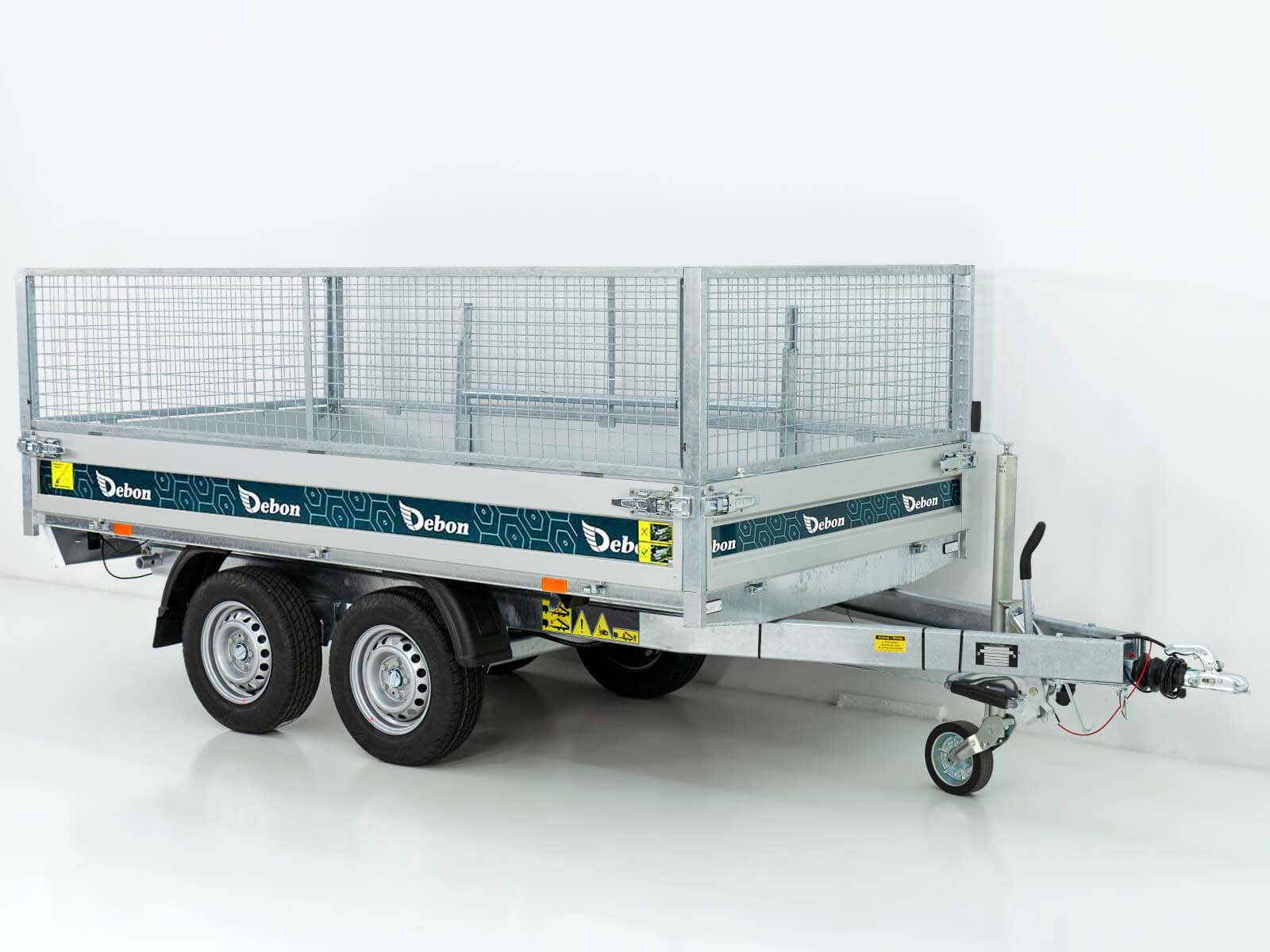 Debon Heckkipper 155x305cm 2,0t | E-Pumpe | Gitter 60cm | AKTION - Neu