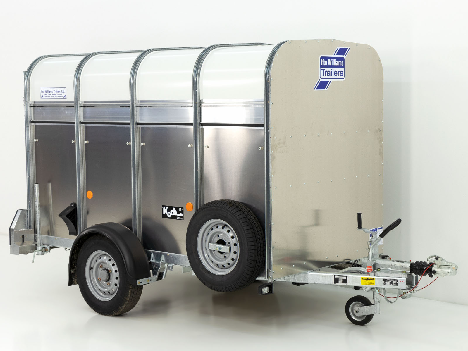 Ifor Williams Schaf- und Kälberanhänger P8G 124×250 cm Höhe: 153 cm | 1,4t - Neu