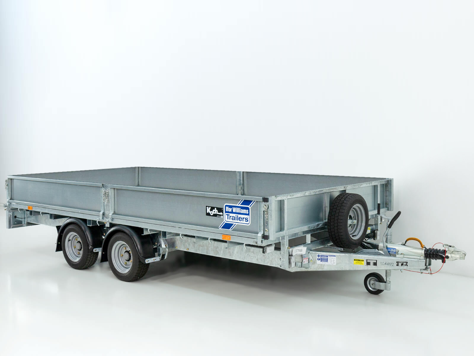 27-pris-3-3.jpg Ifor Williams Hochlader Anhänger 198×423 cm | 3,5t | Typ: LM146G-Neu – Bild 1