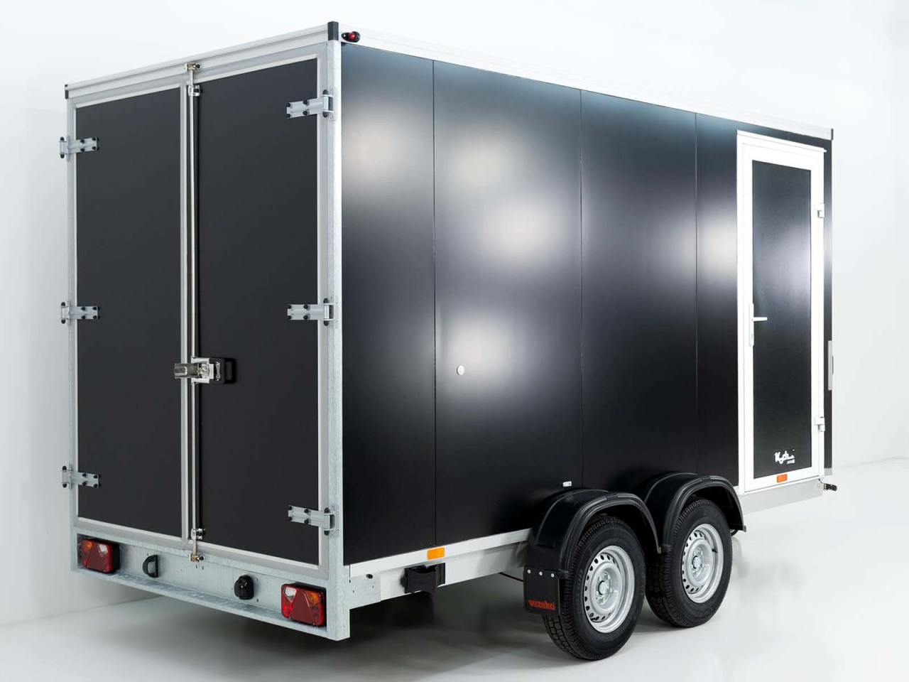 3002_01koxUHWzsyz2y7_1280x1280.jpg Vezeko Kofferanhänger 184x405cm Höhe:205cm 2,7t|Tür|schwarz-Neu – Bild 1