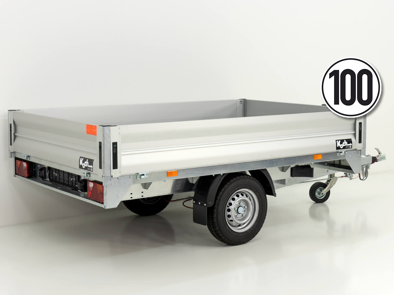 4-pris-2-4.jpg Vezeko Hochlader Anhänger DX13.3 | 162×317 cm | 1,3t-Neu – Bild 1