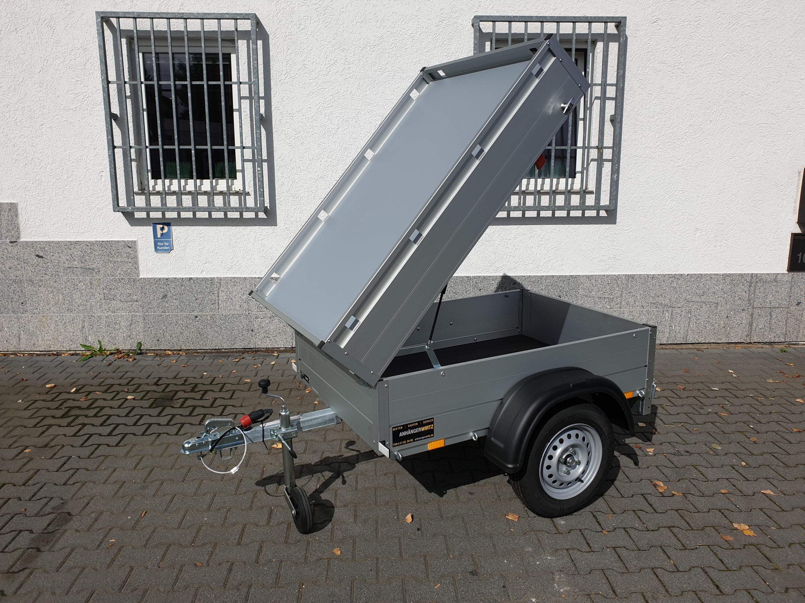 ALUBOXX Deckelanhänger GT 500 HT 151x101x48cm (XXS) 500kg Frühling Aktion direkt