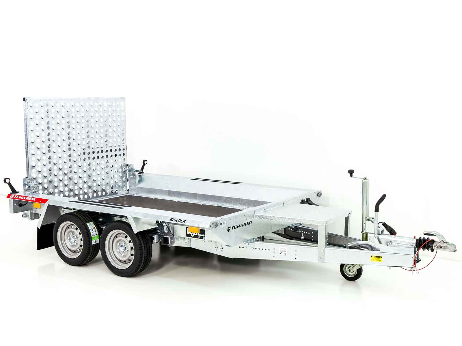 5-bauman-3-1.jpg Temared Baumaschinenanhänger Builder 153×260 cm 2,7t | Rampe-Neu – Bild 1