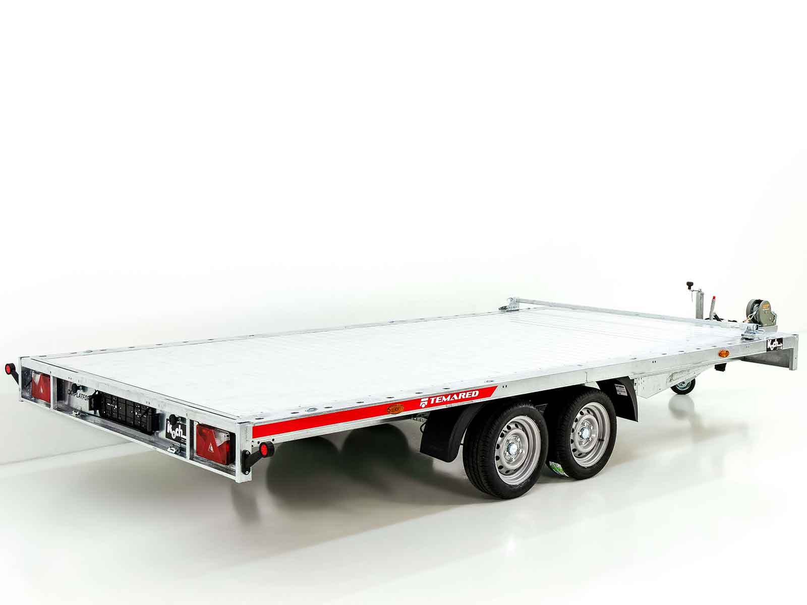 Temared Autotrailer CARLU 4521-S Aluboden 215x449cm 3,5t - Neu