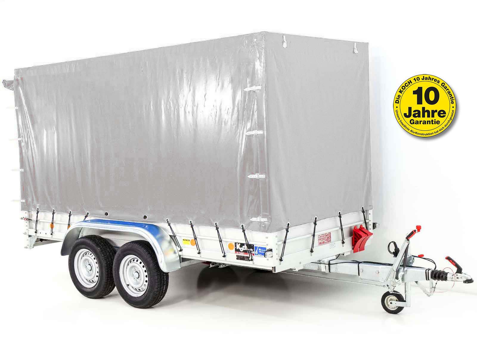 7-tam-2-2.jpg Anhänger mit Plane 150x350cm 2600kg | Typ 8.26 | Hochplane 180cm Silber-Neu – Bild 1
